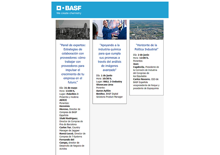 foto La economía circular y la transformación digital, ejes de BASF en Expoquimia 2023.